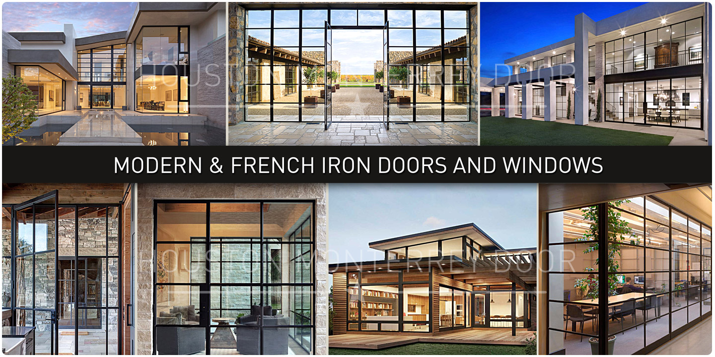 Traditonal and Modern Iron Doors Showroom Houston